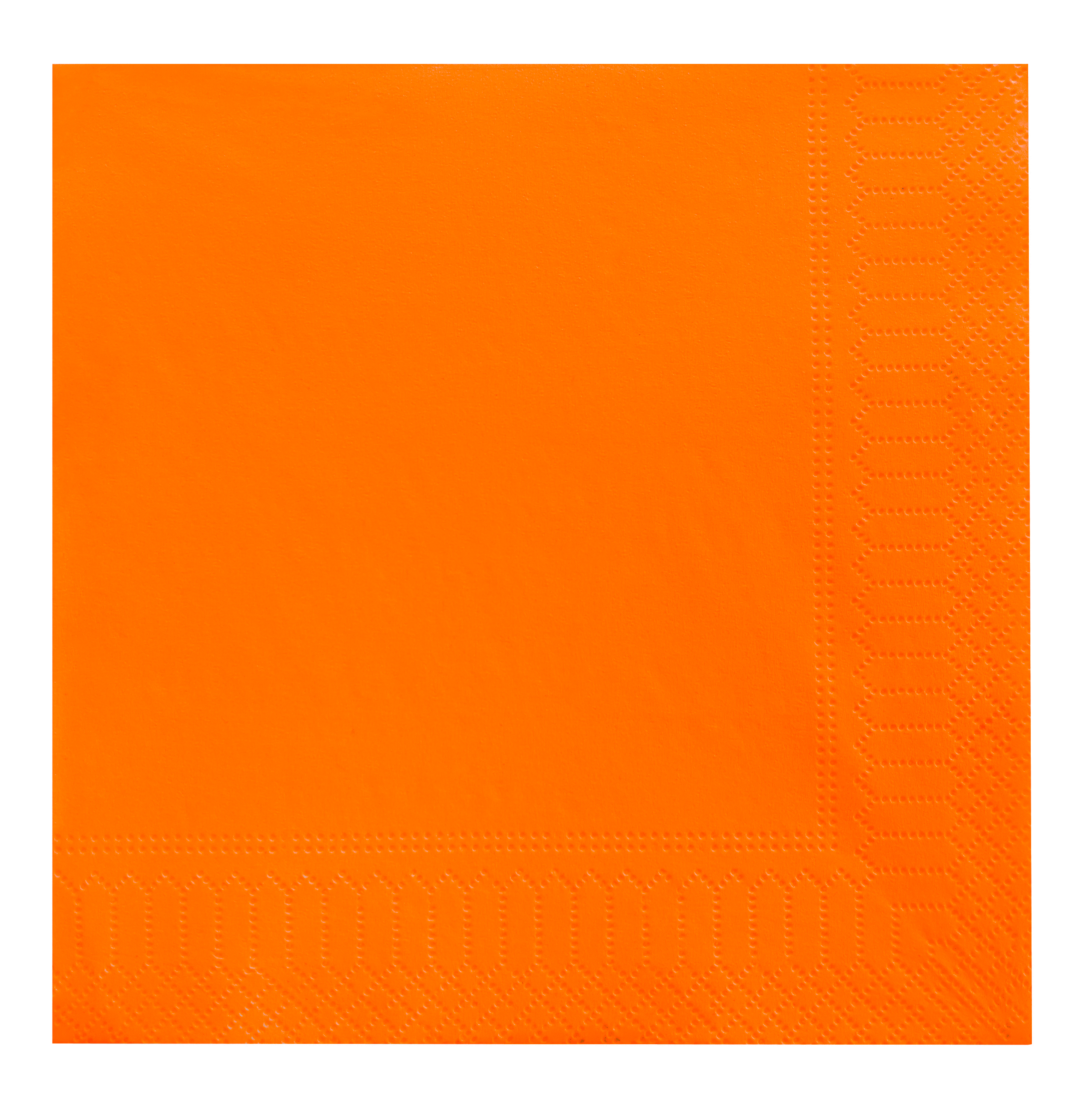 54761 Servet oranje 2lgs. 33cm. 1x100 st