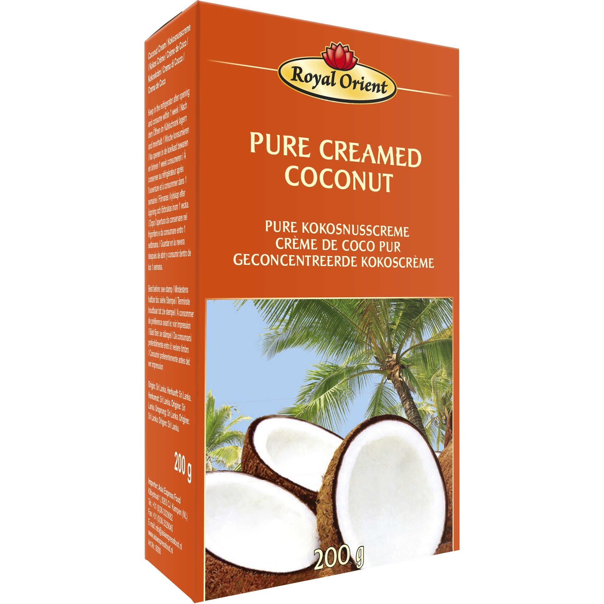 54983 Coconut cream 40x200 gr