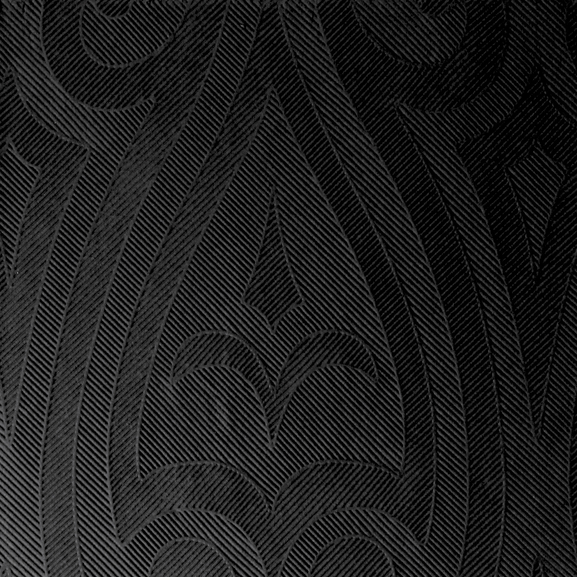 55076 Servet zwart elegance lily 48x48cm. 6x40 st