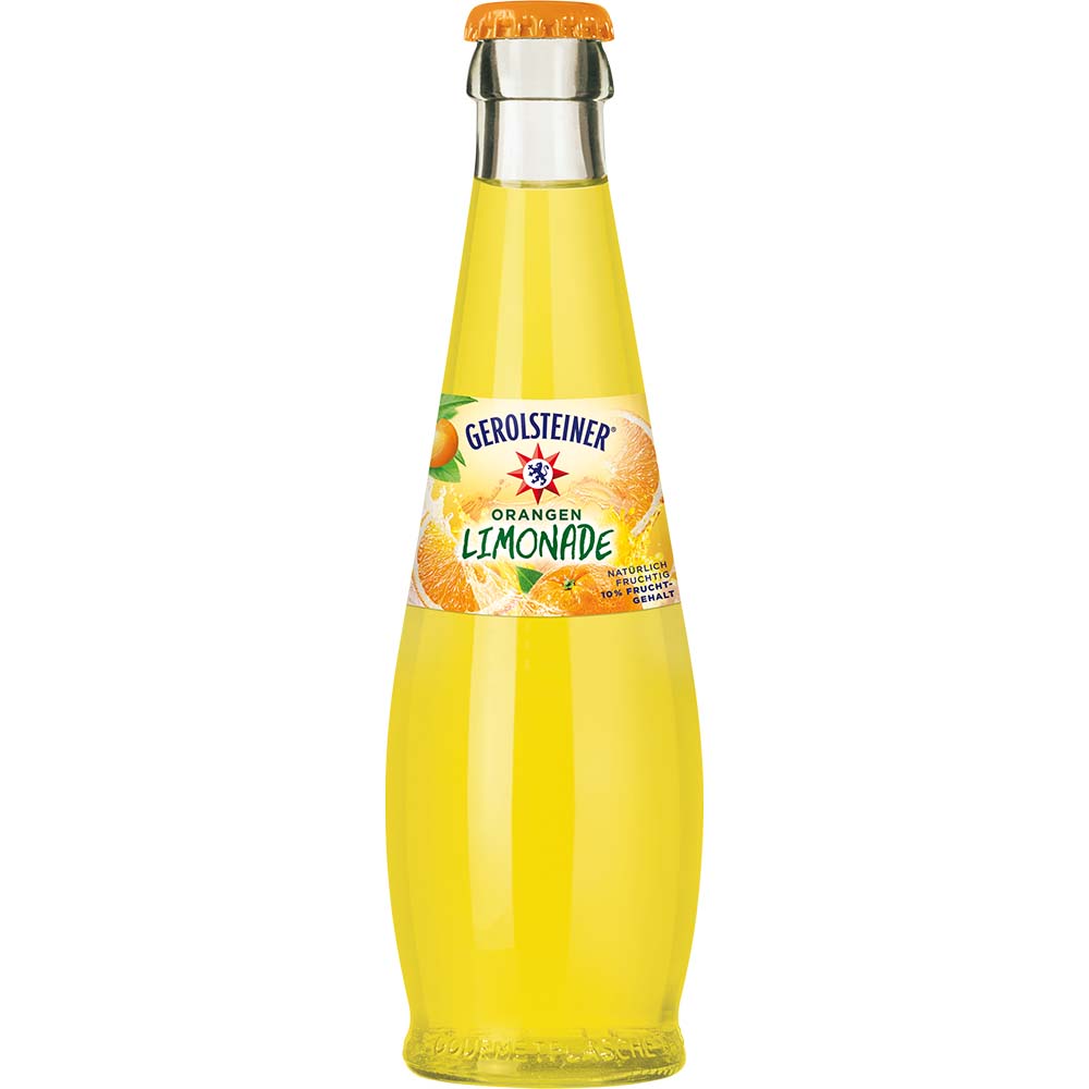 55142 Gerolsteiner lemon regular flesjes 24x25 cl