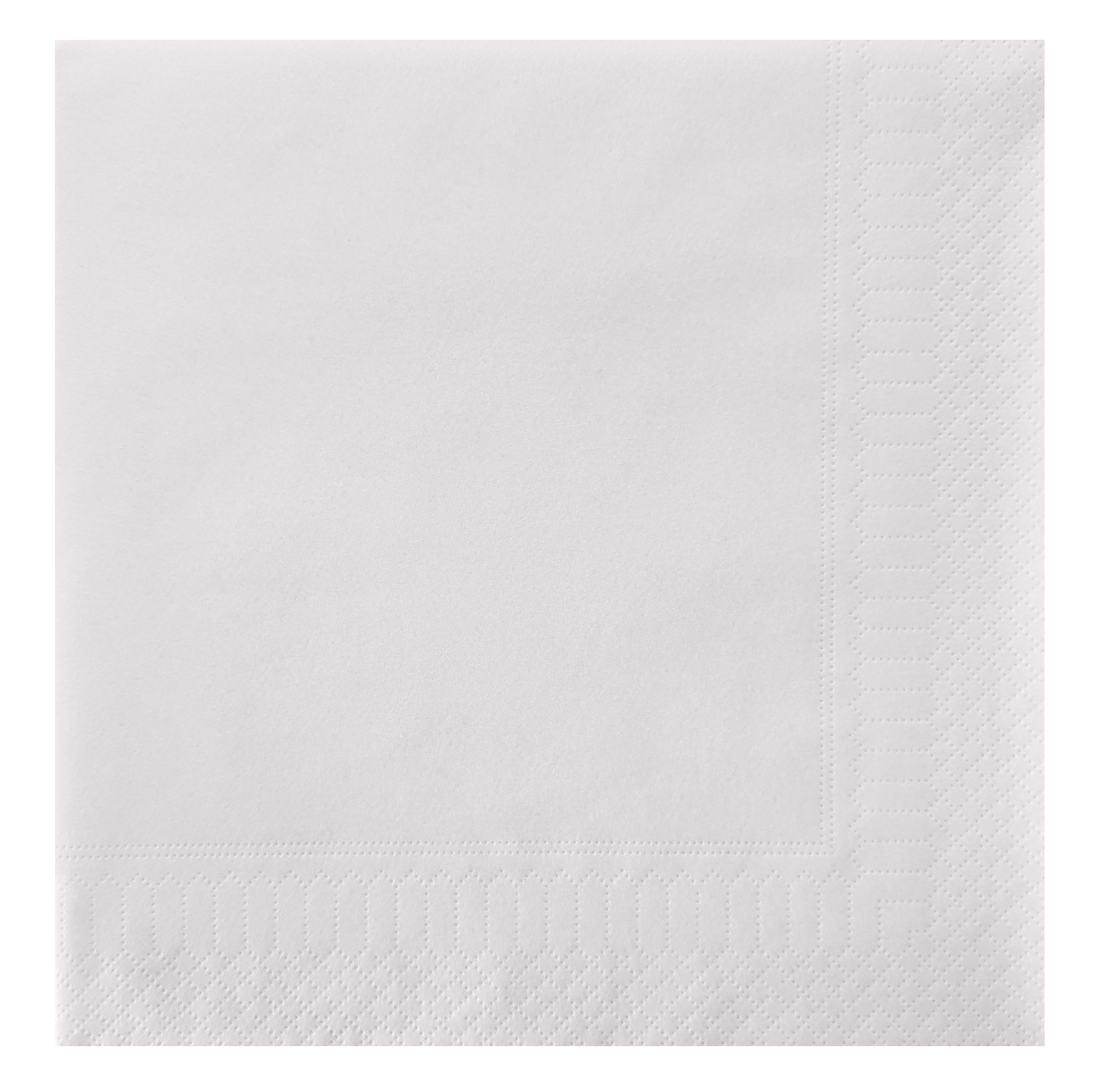 55491 Servet wit 2-laags 40 cm 100 stuks