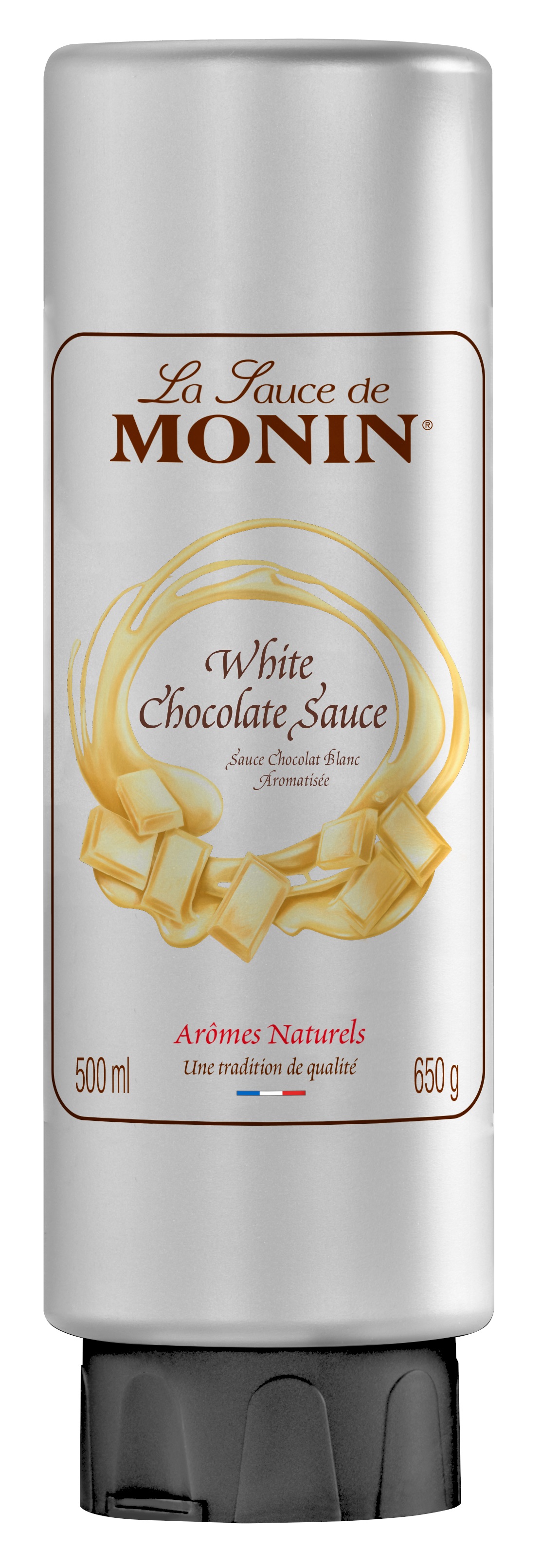55904 Witte chocolade topping 500 ml