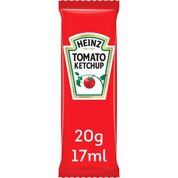 60858 Tomatenketchup sachets 100x17 ml