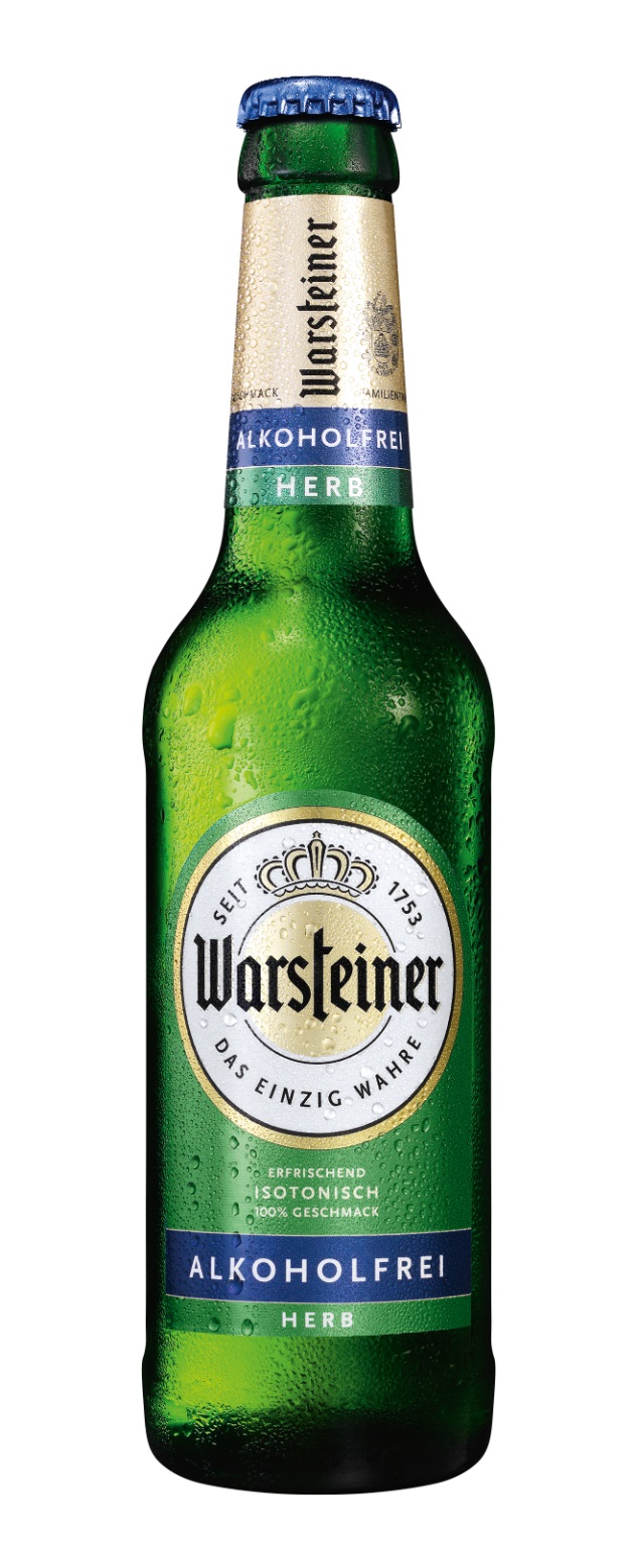 61229 Warsteiner herb alc.vrij bier flesjes 24x33 cl