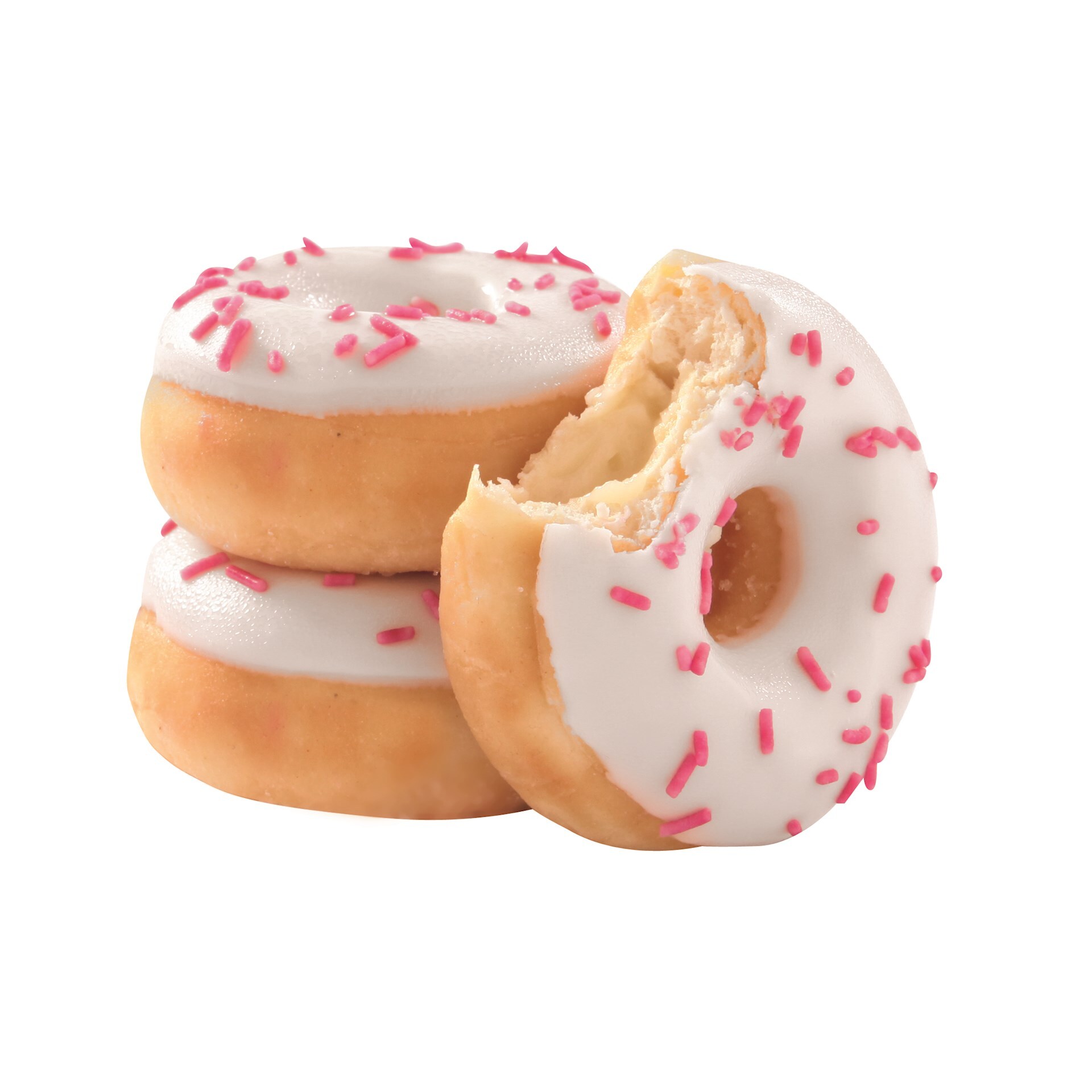 61797 Mini donut vanilla cream (gevuld) 135x24 gr