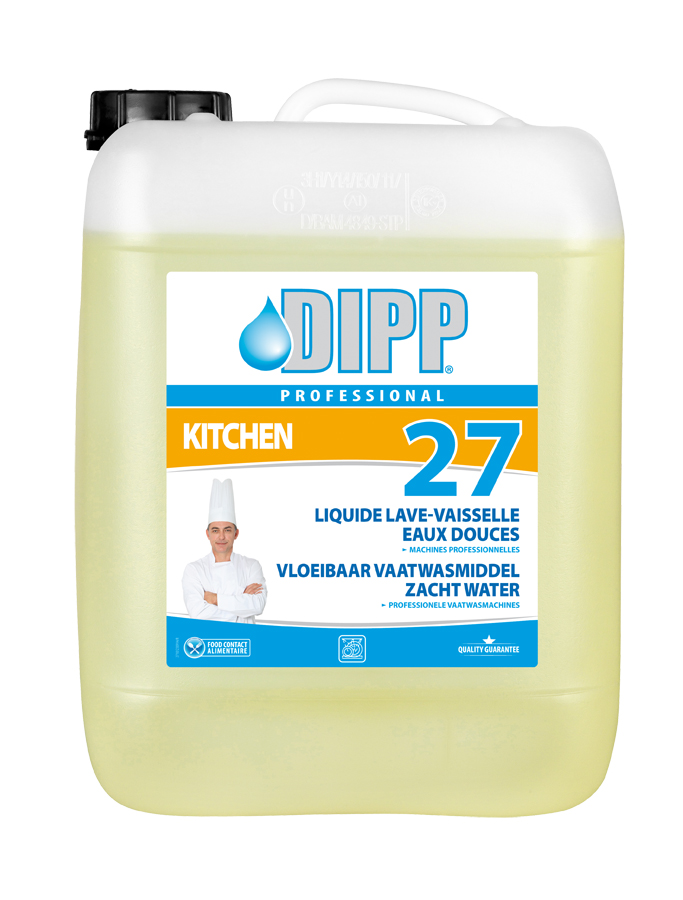 62457 Dipp 27 vaatwasmiddel vloeibaar voor zacht water 10 liter