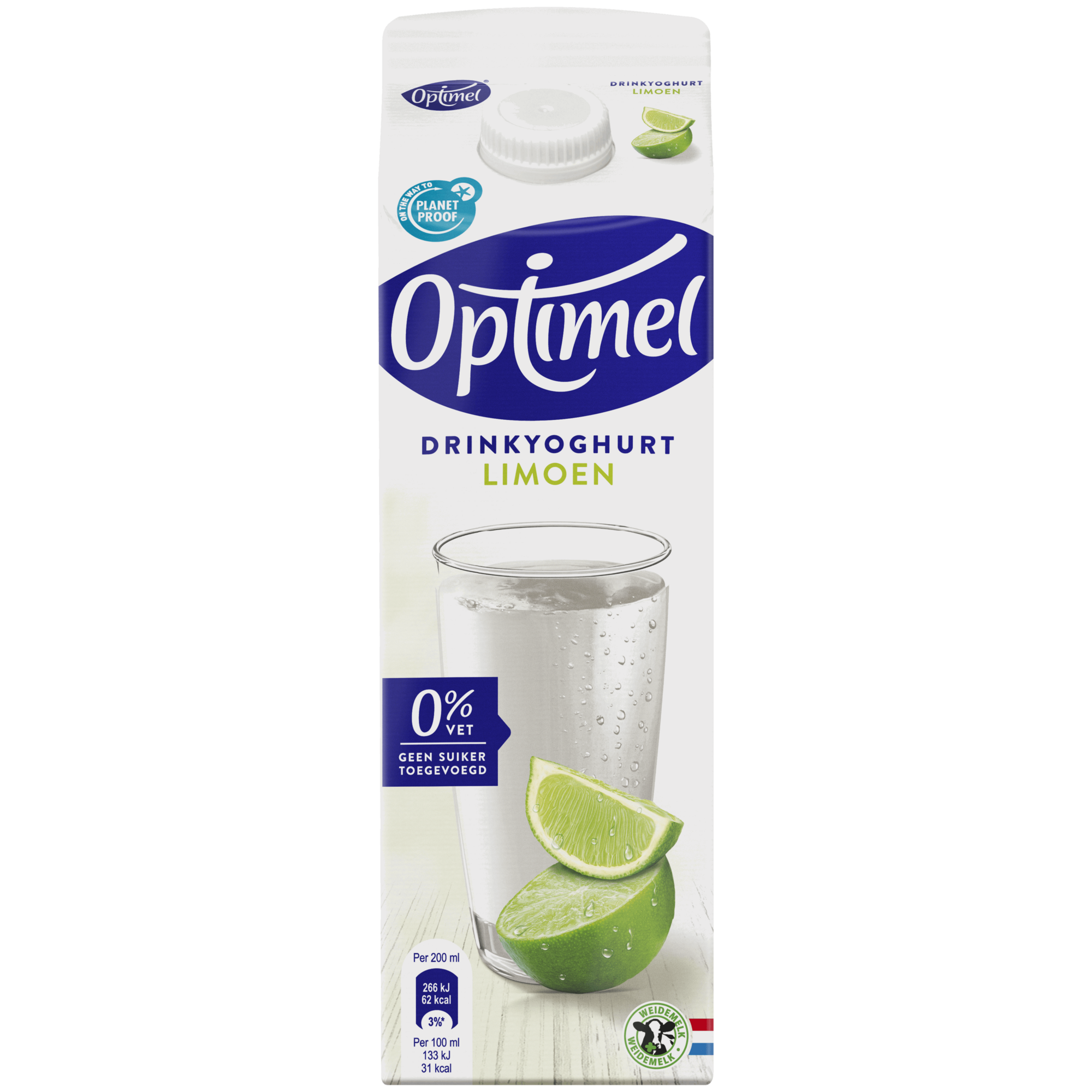 62753 Optimel drink limoen 1 liter