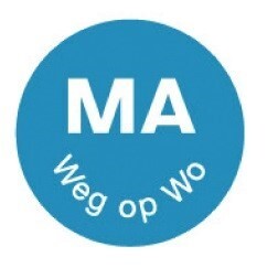 63710 Permanente stickers ma weg wo 19mm. 12x1000 st