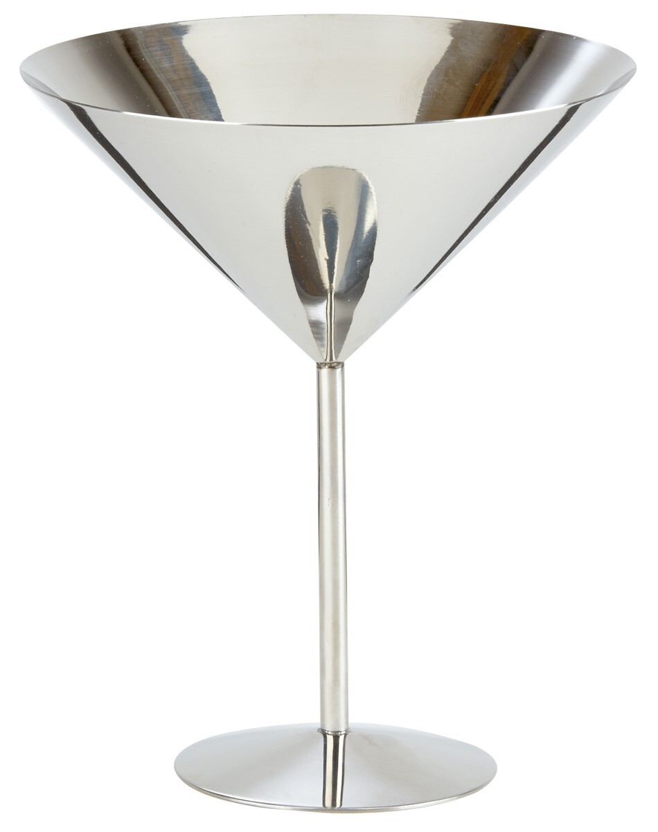 63815 Martini glas rvs hoge voet 16 cm