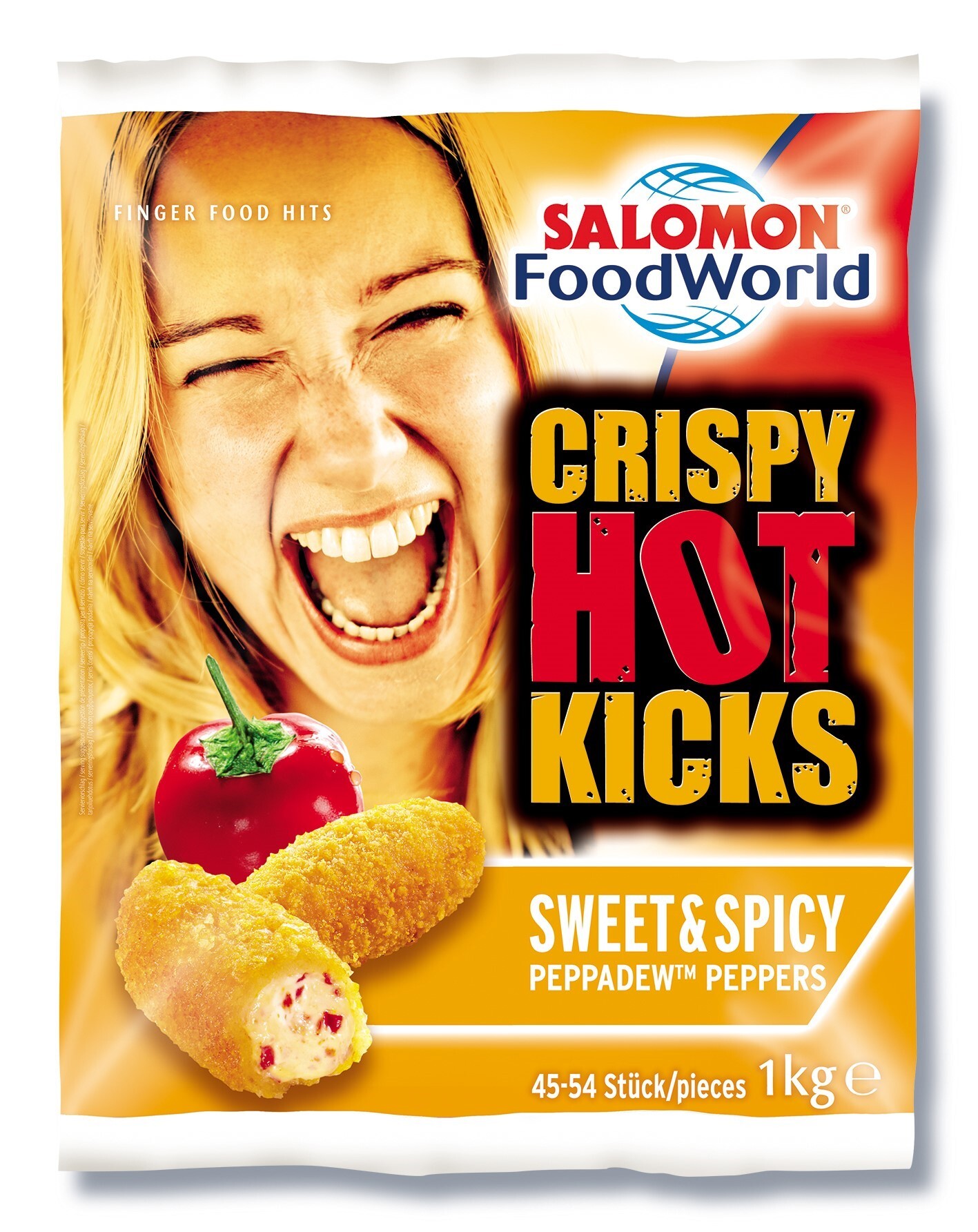 64376 Crispy hot kicks sweet & spicy 1kg