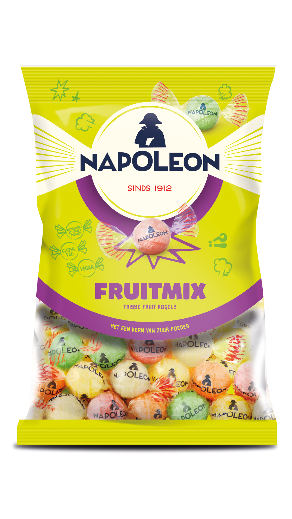 64936 Napoleon fruitballen mix 12x150 gr