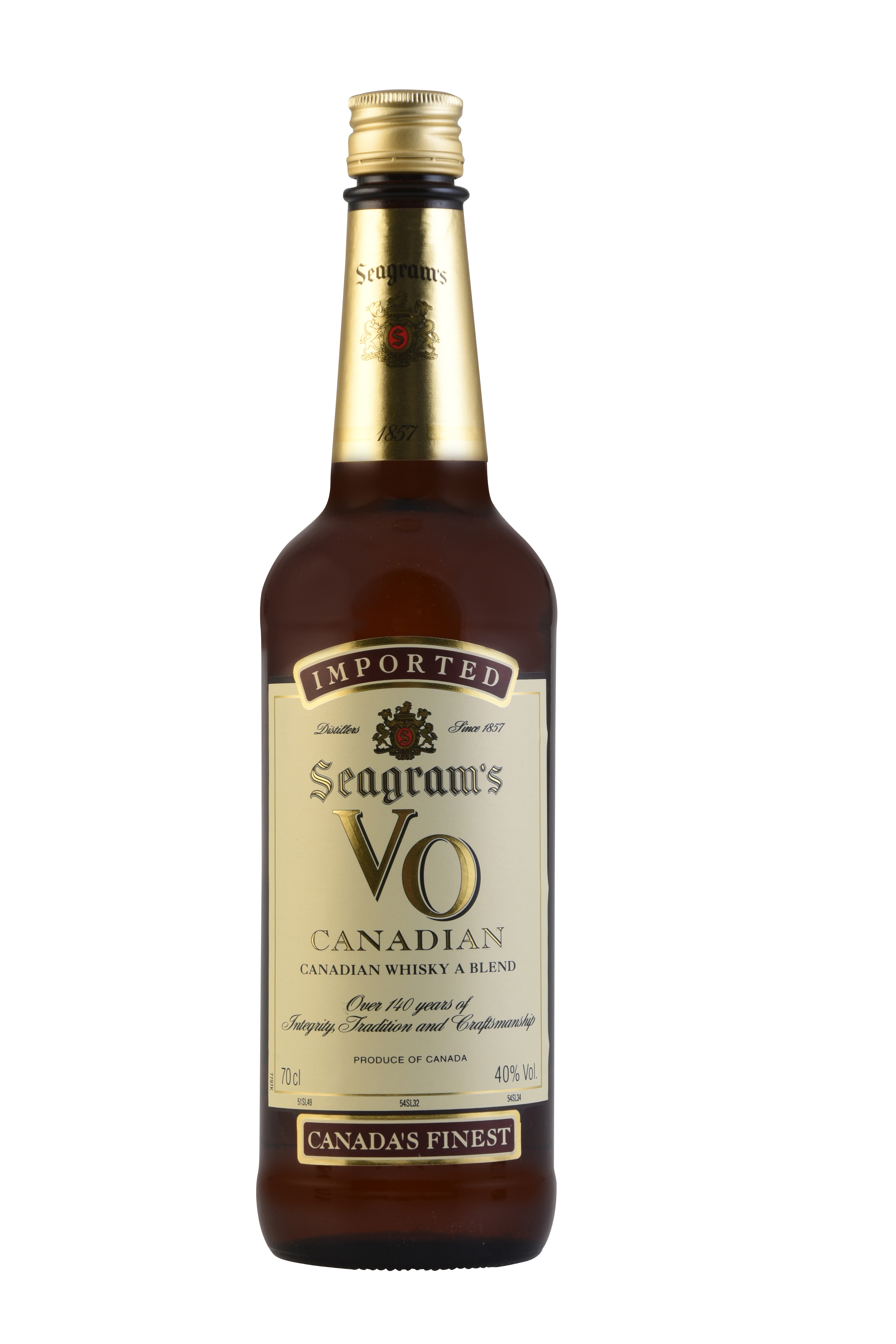 64965 Seagrams v.o. whisky 1x0,70 ltr