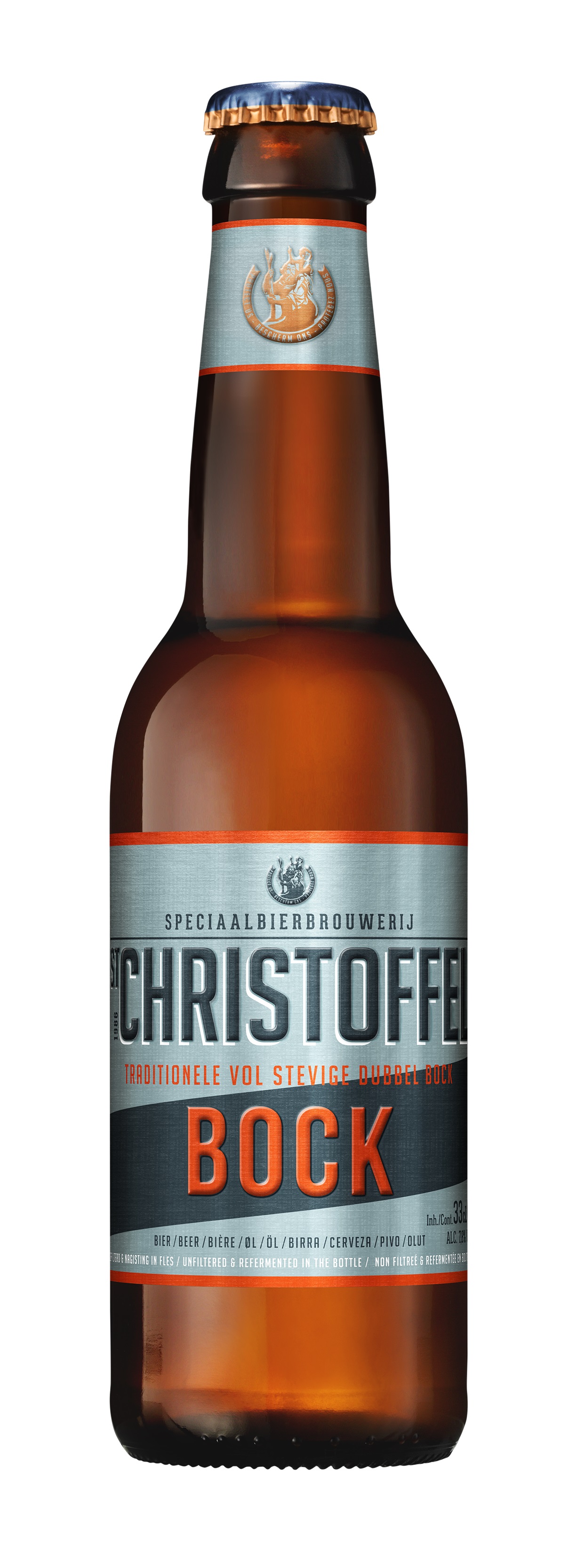 65741 St.christoffel bock bier fles 24x33 cl