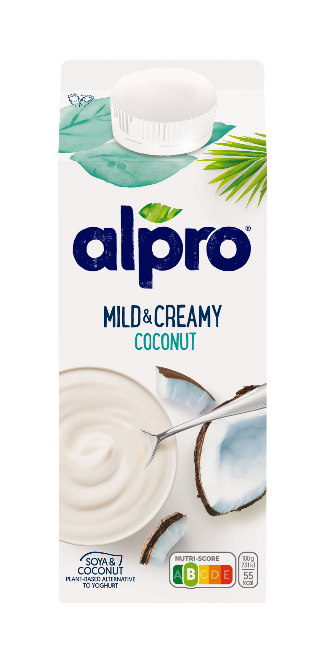 65831 Mild & creamy vegan yoghurt cocos 4x750 gram