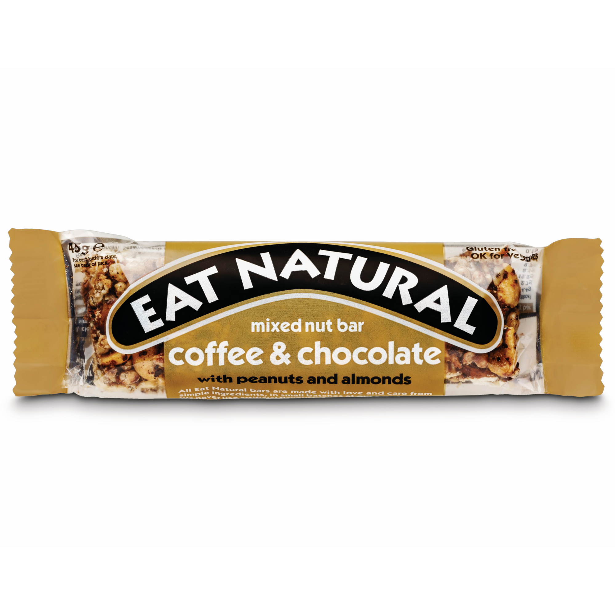 66693 Eat natural coffee/choco/pinda/amand. 12x45 gr