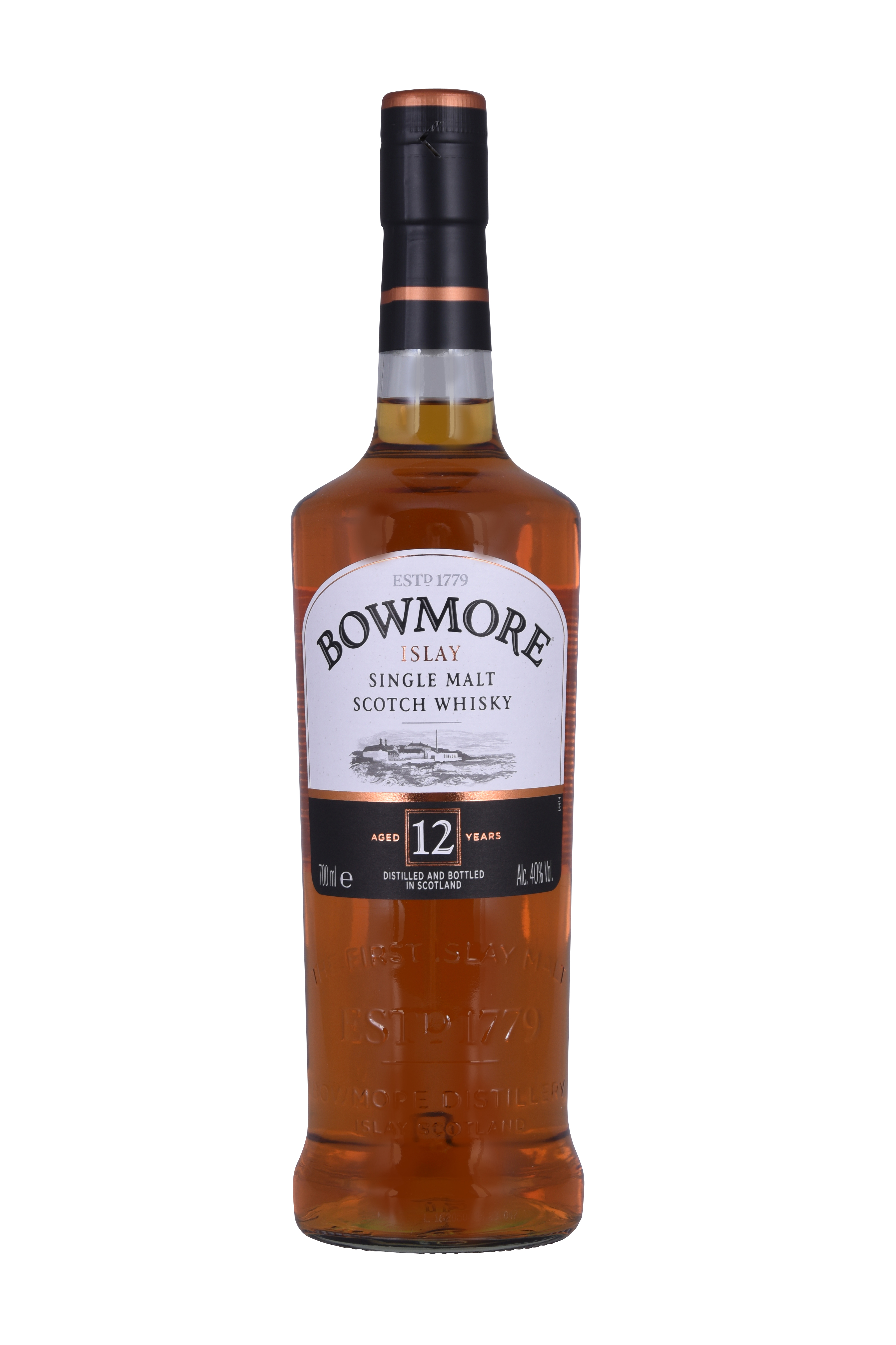 66907 Bowmore 12 years whisky 1x0,70 ltr