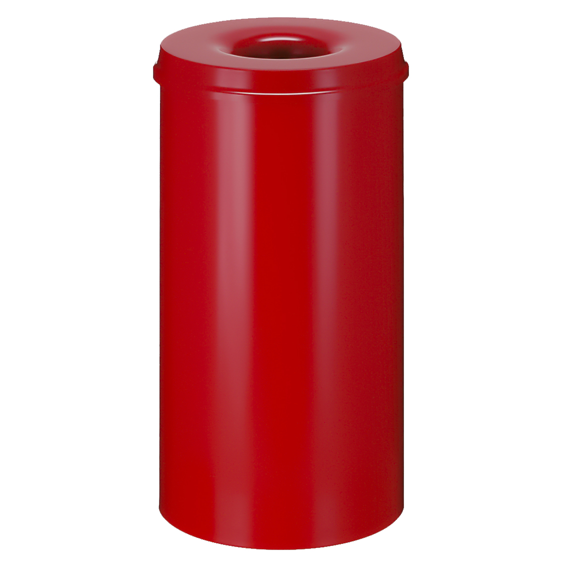 67371 Vlamdover papierbak metaal rood 50ltr.