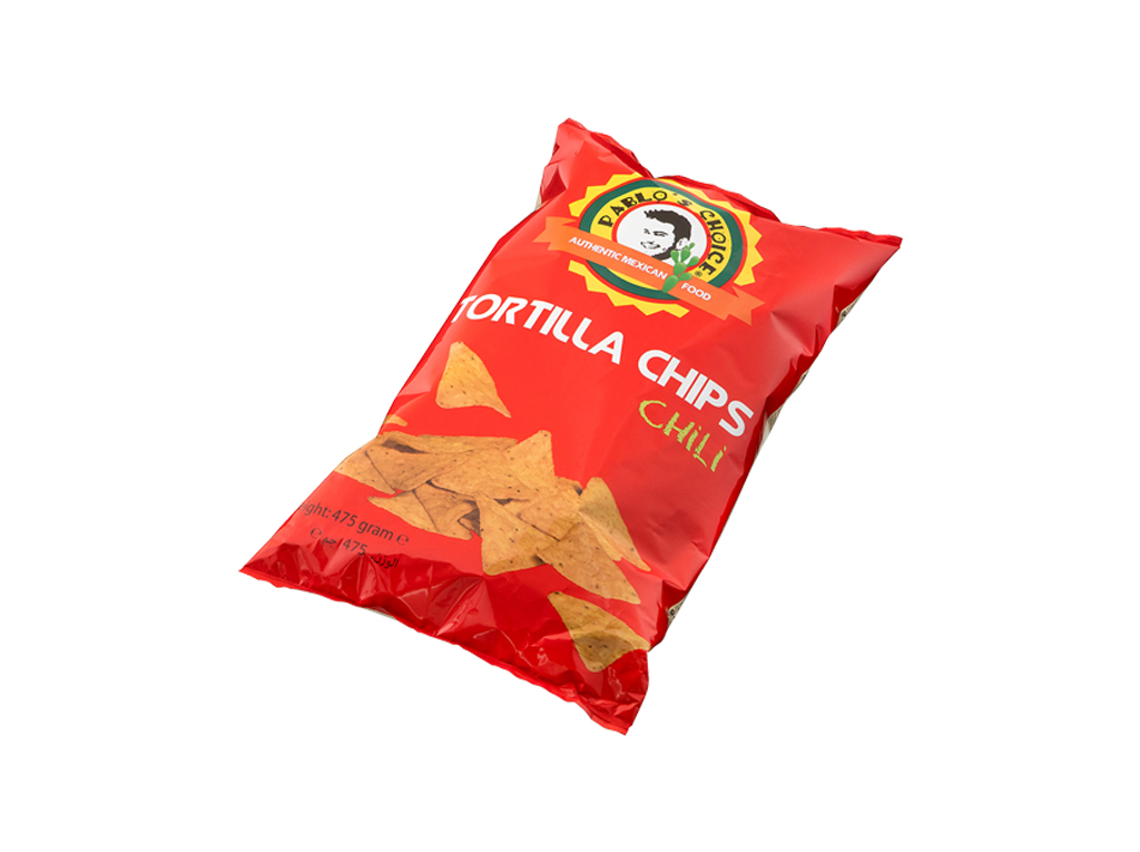 67413 Tortilla chips chili 12x475gr