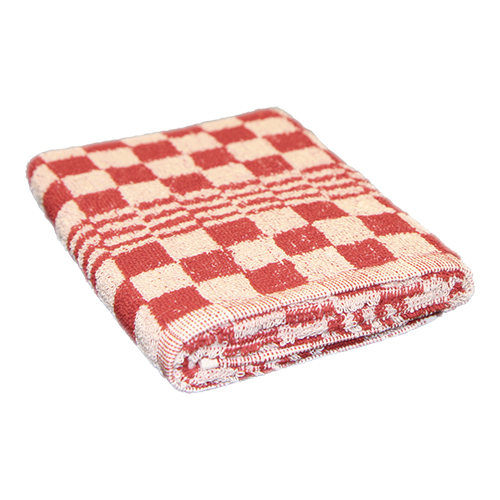 68572 Keuken handdoek rood 50x54 cm