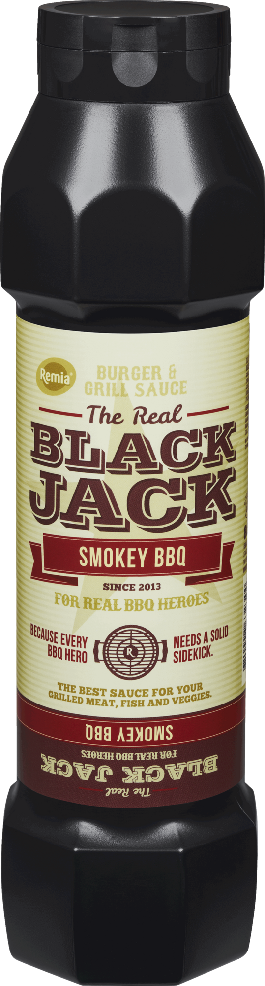 68810 Burger&grill black jack smokey bbq saus 1x800 ml