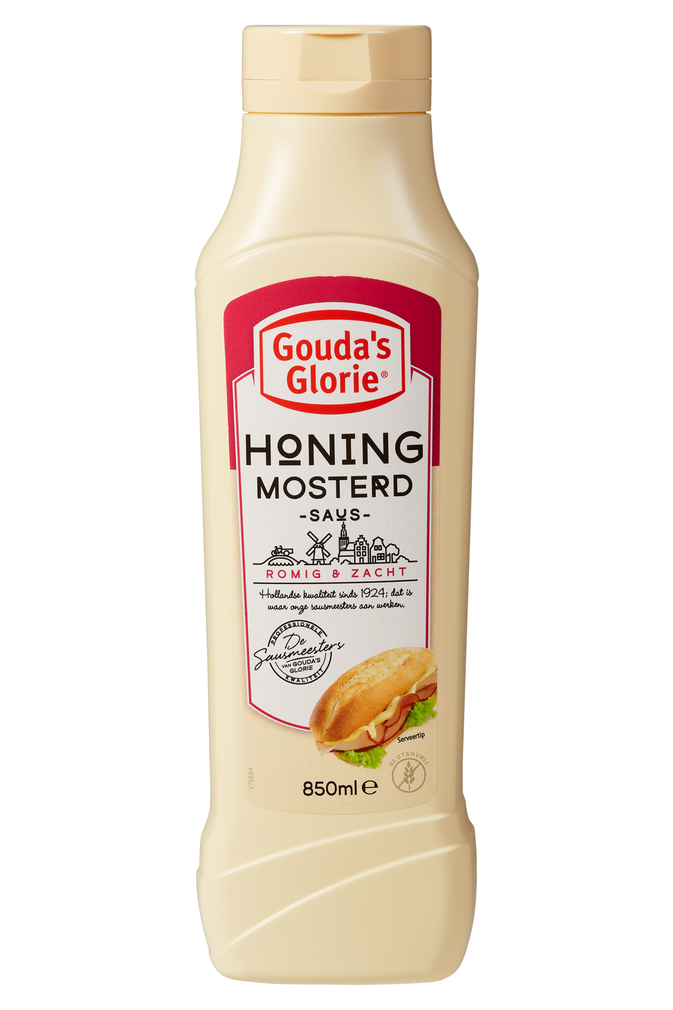 68924 Honing mosterdsaus knijptube 1x850 ml