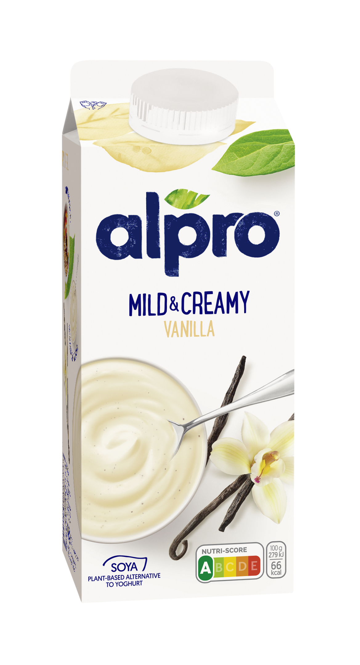 69605 Mild & creamy vegan yoghurt vanille 4x750 gram