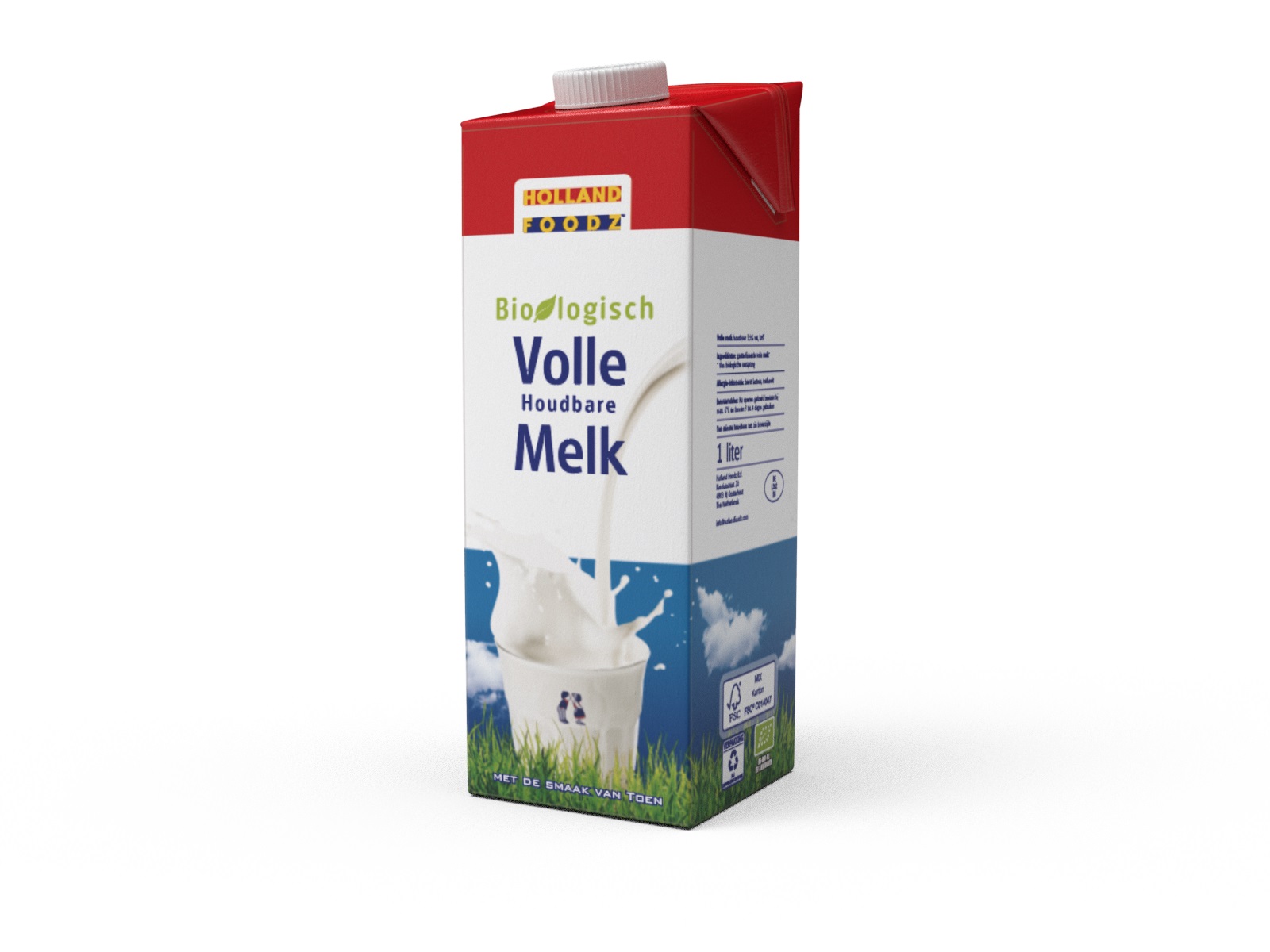 70284 Biologische volle melk lang houdbaar 12 x 1 liter