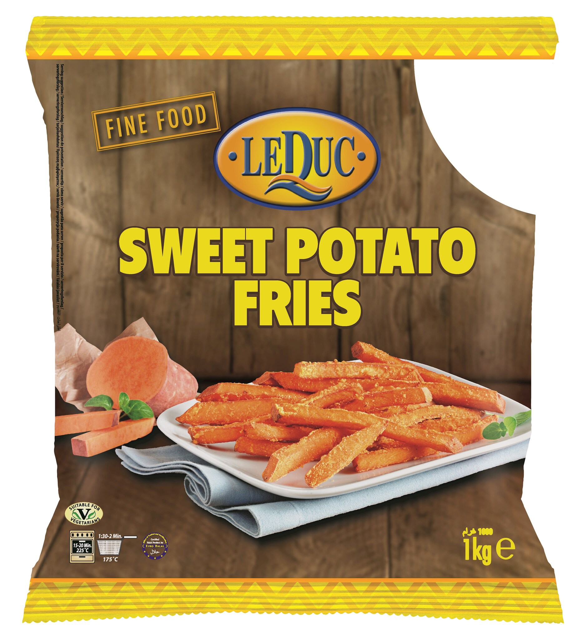 71204 Le duc sweet potato fries 1kg