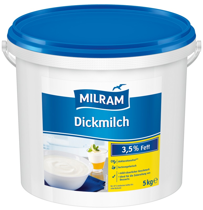 71655 Milram Dickmilch naturel (hang-op) 5 kilo