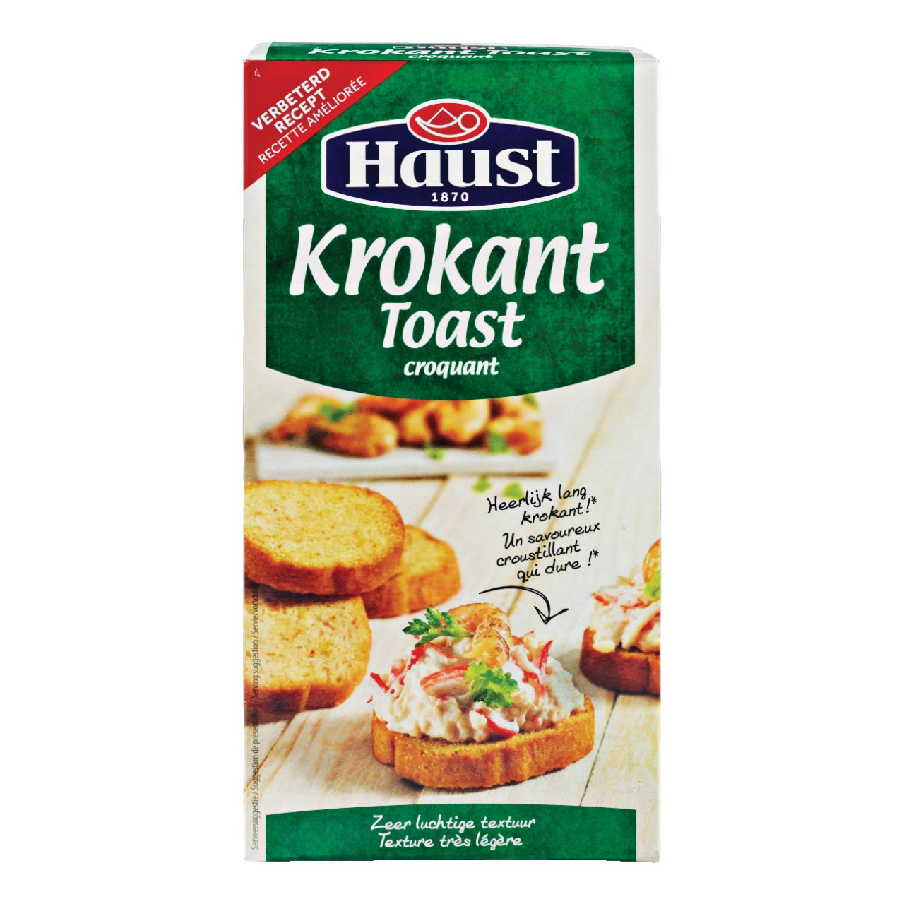 71810 Krokant toast rond naturel 4x100gr