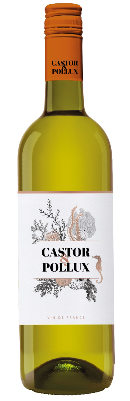 72301 Castor & Pollux Vin de France Chardonnay 0,75 liter