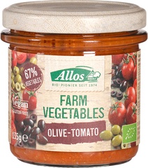 72425 Farm vegetarische olijf en tomatenspread 6x135 gr