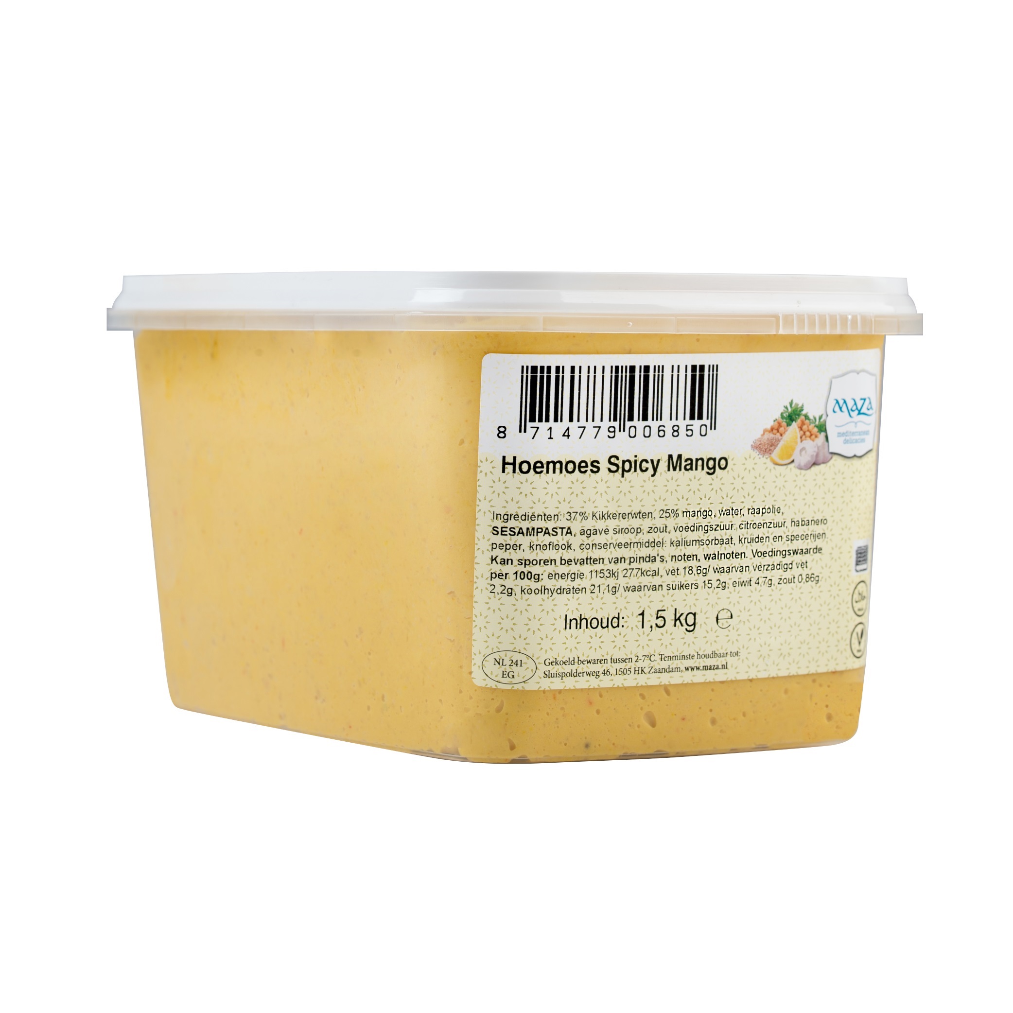 73047 Hoemoes spicy mango 1x1,50 kg