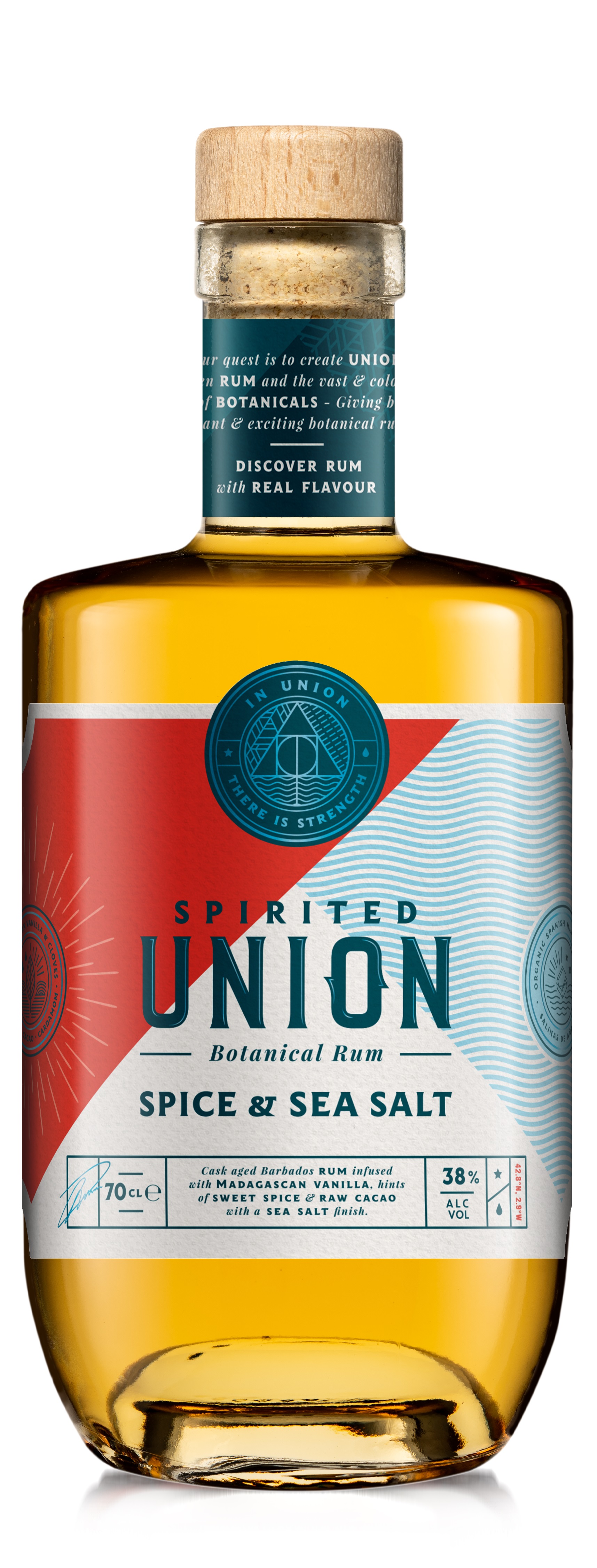 73057 Spirited union rum spice & sea salt 0,7 liter