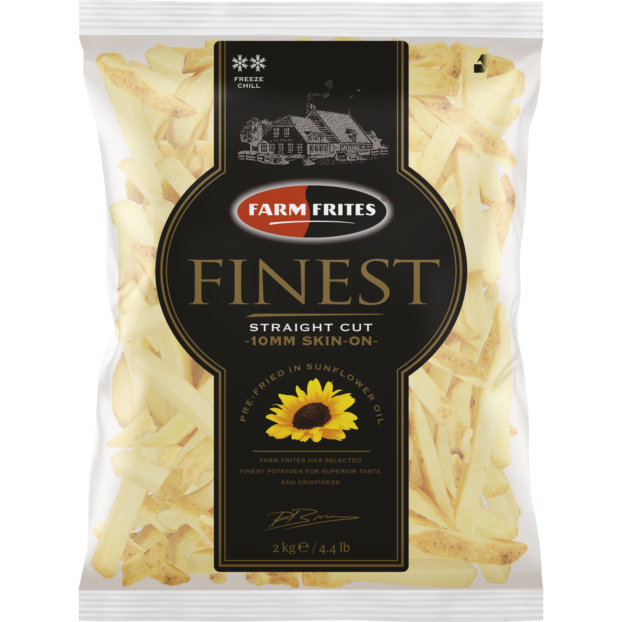 73399 Fries skin on sunflower 10mm 6x2 kg