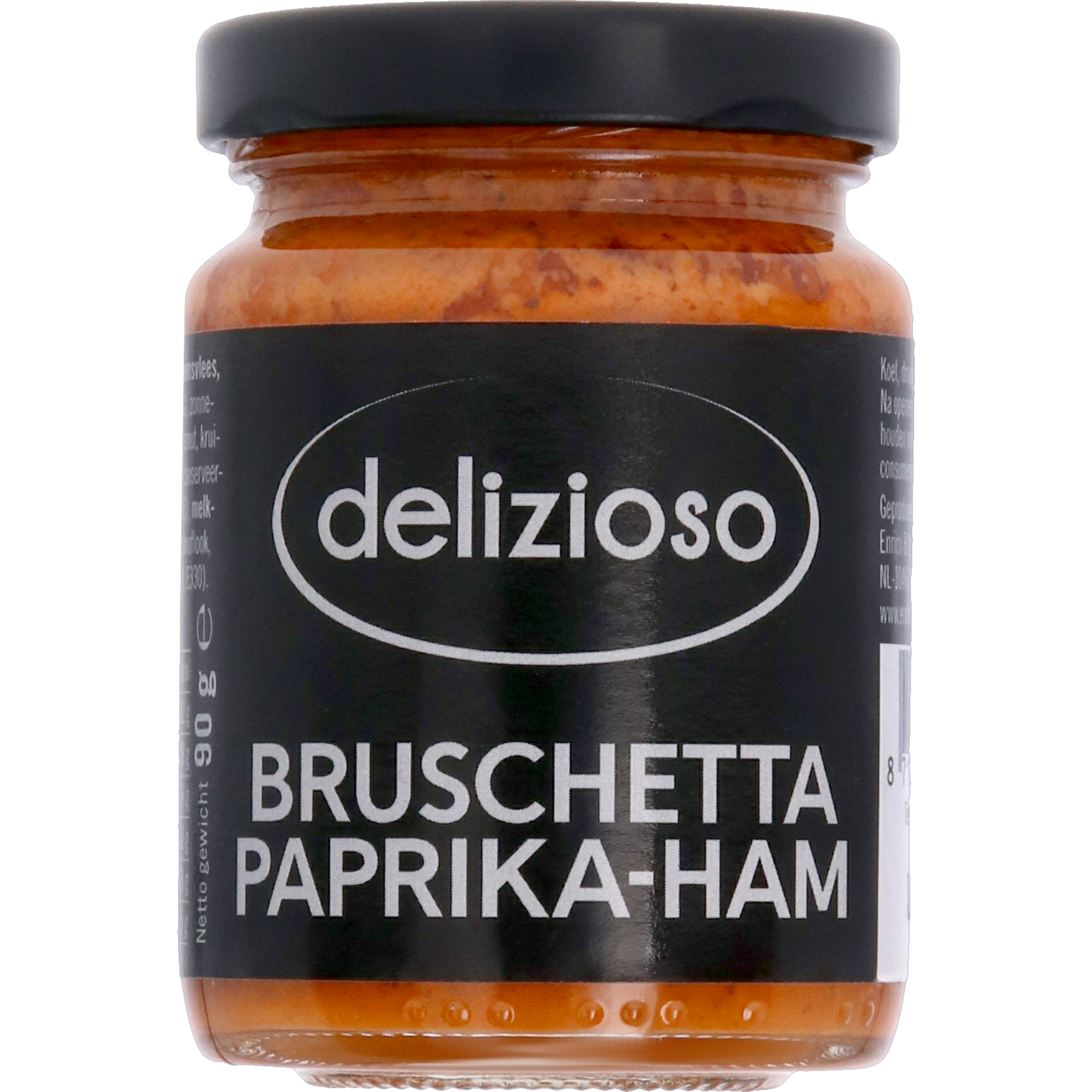73575 Bruschetta paprika-ham 6x90 gr