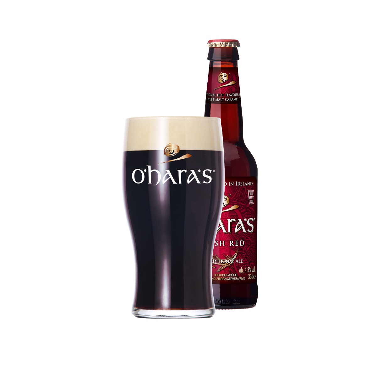 73598 O'hara's Irish red bier fles 24x33 cl