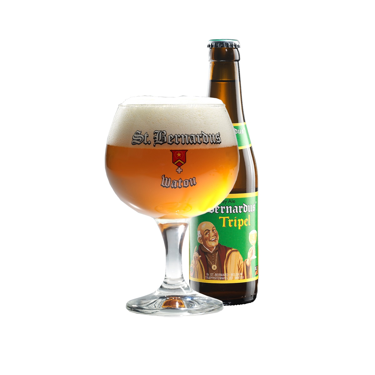 73605 St. Bernardus tripel bier fles 24x33 cl