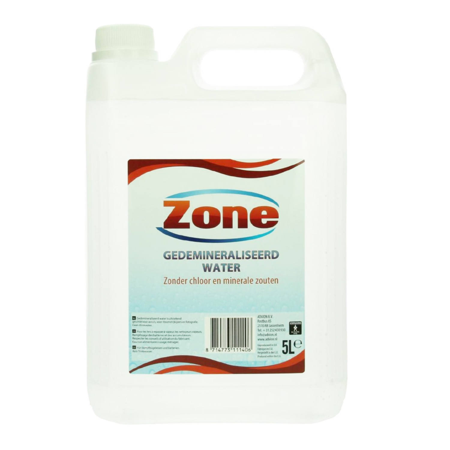 73856 Gedemineraliseerd water 3x5 ltr