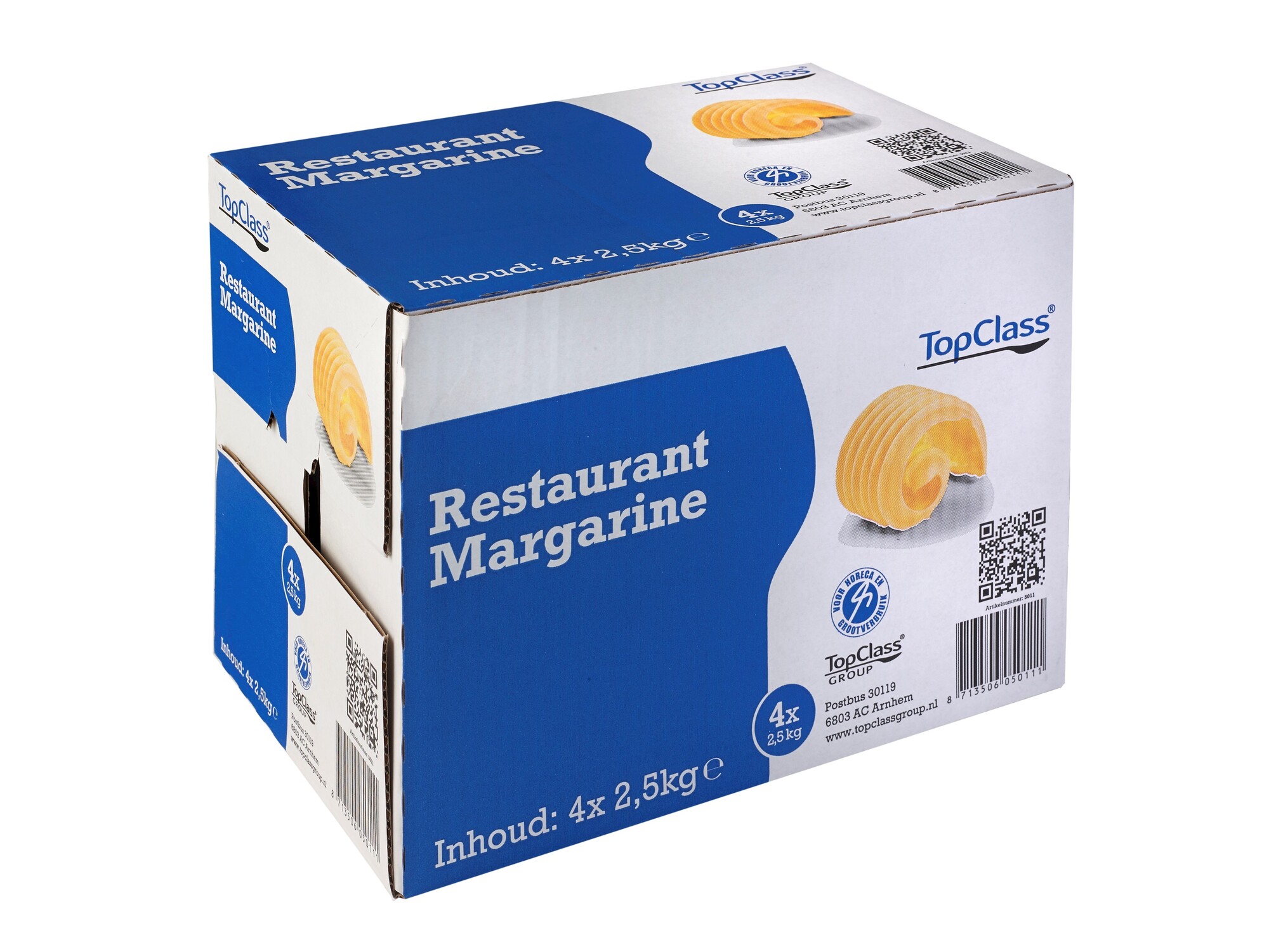 73872 Restaurant margarine 4x2,50 kilo