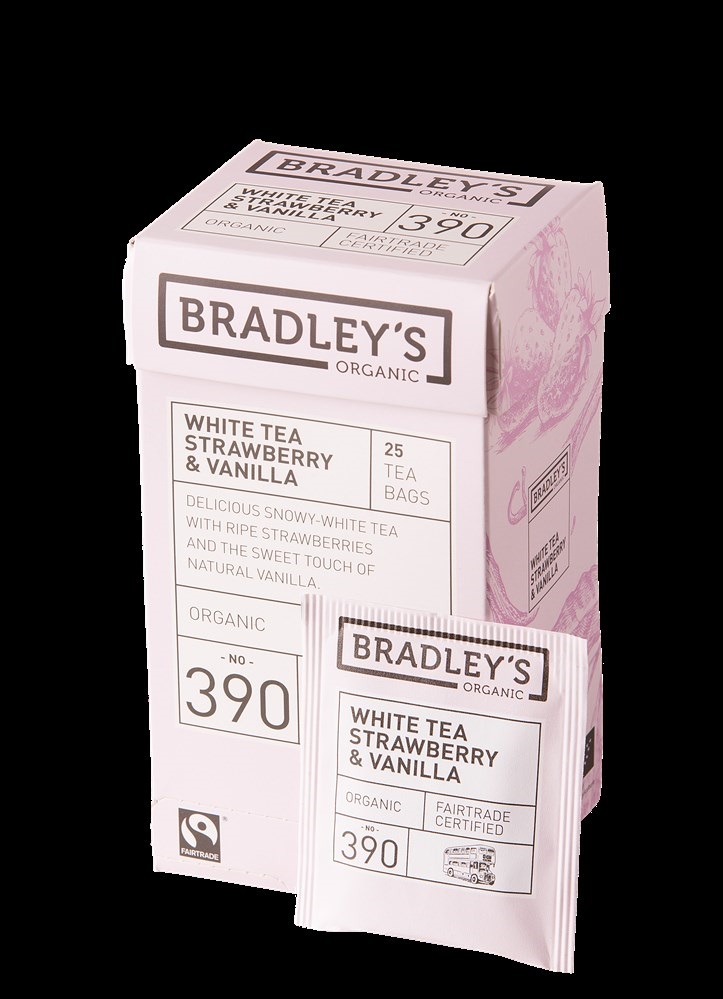 73894 White tea strawberry & vanilla nr.390 25 stuks