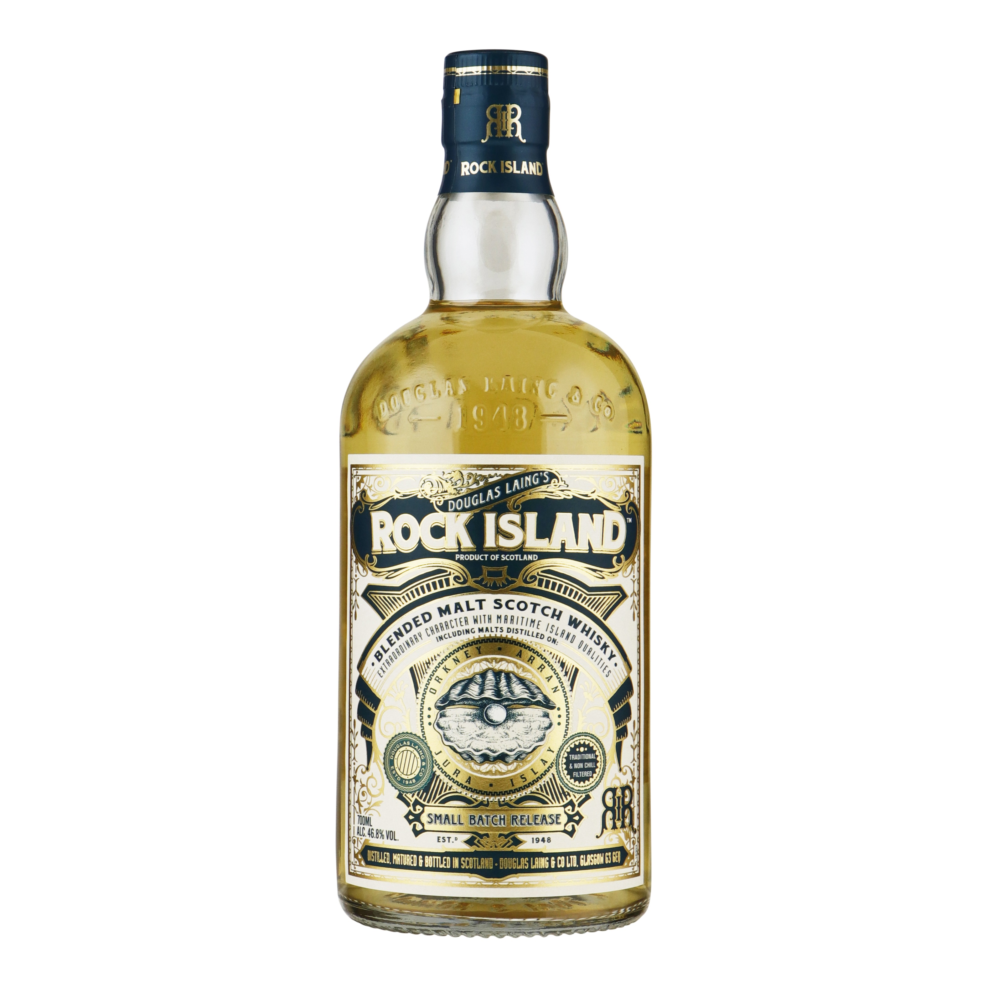 74154 Rock island blended malt whisky 1x70 cl