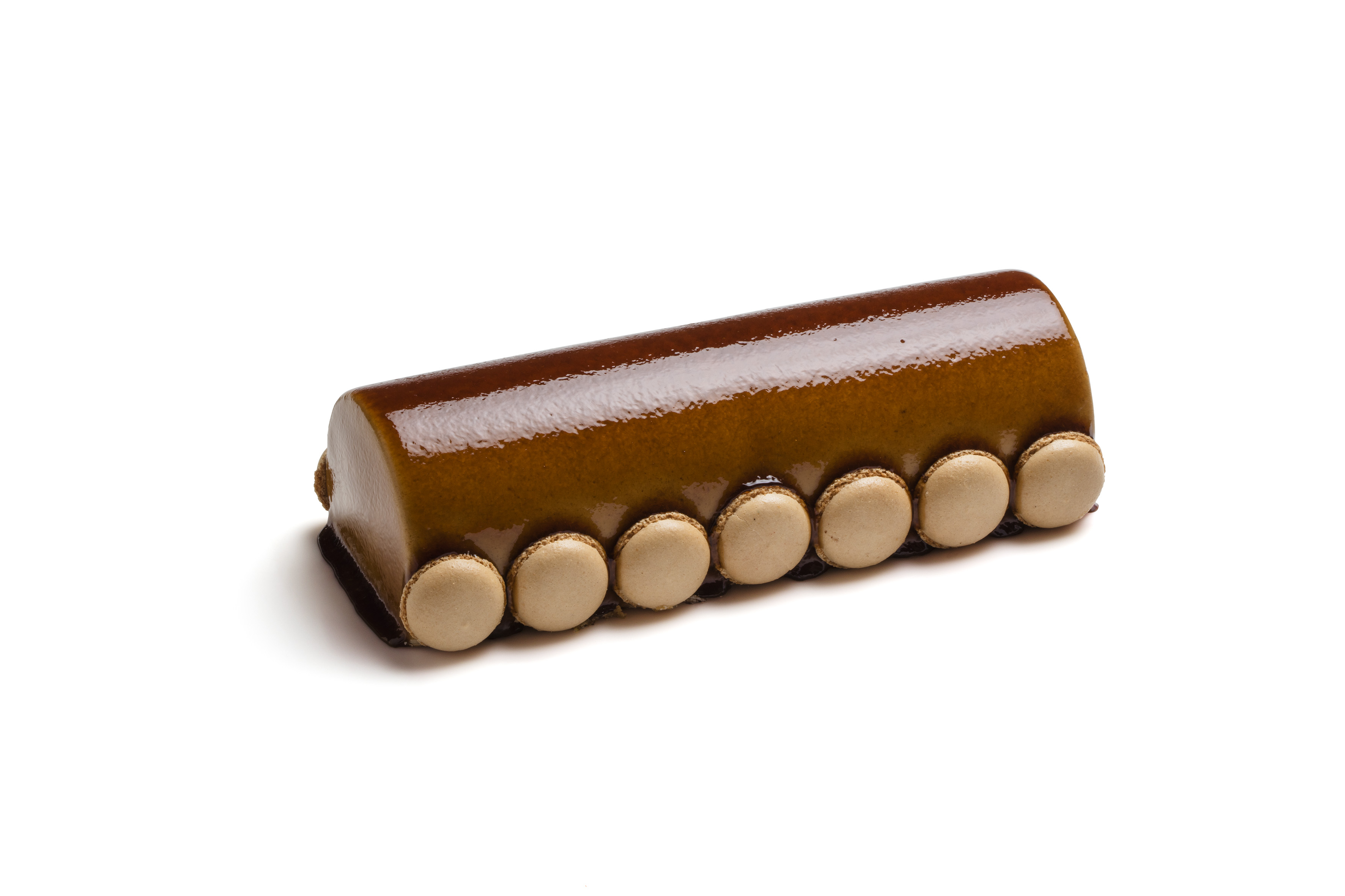 74188 Peer-caramel bavarois  longeur 2x28 cm