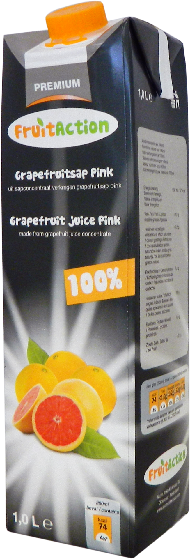 74594 Grapefruitsap 6x1ltr