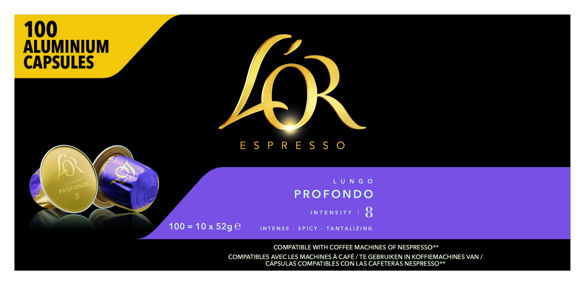 74604 L'or espresso lungo profondo utz 1x100 st