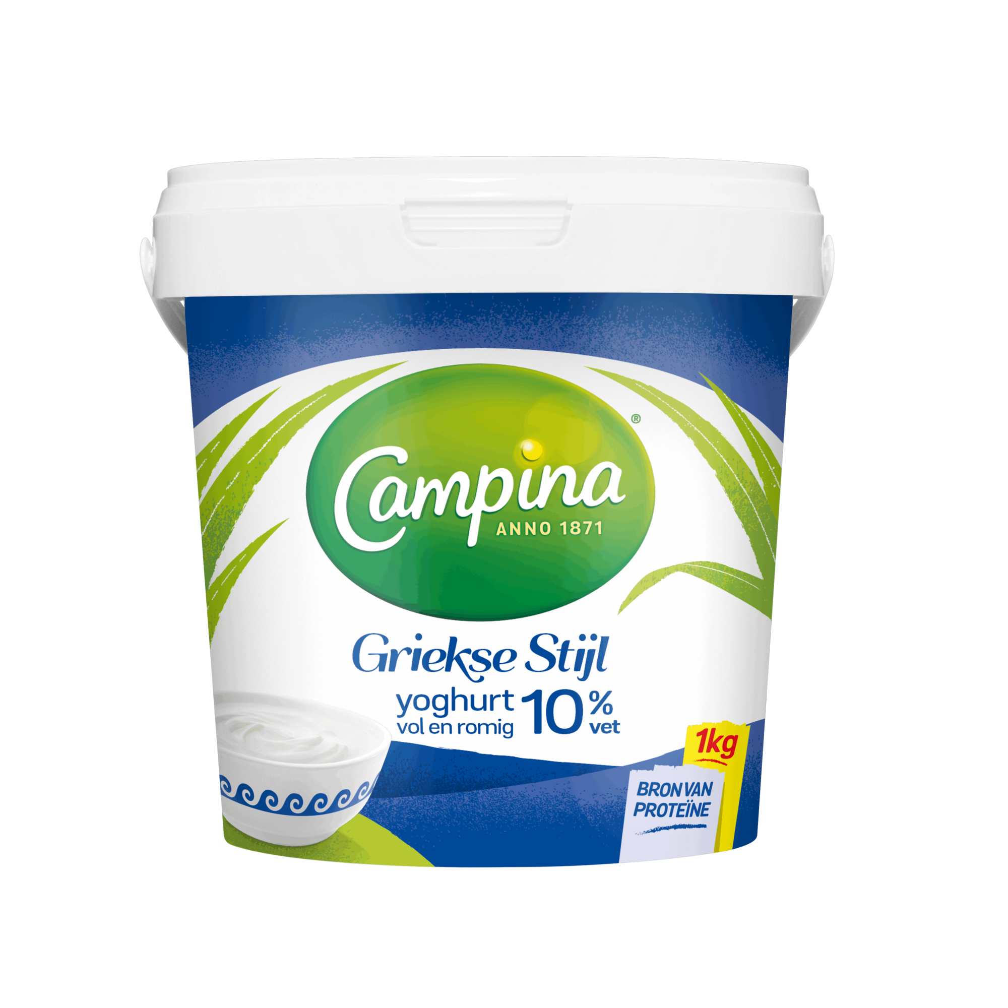74913 Griekse yoghurt naturel 10% vet bak 1 liter