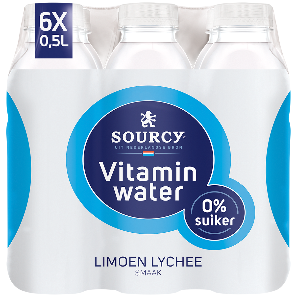 75135 Vitaminwater balans limoen lychee 6x50 cl