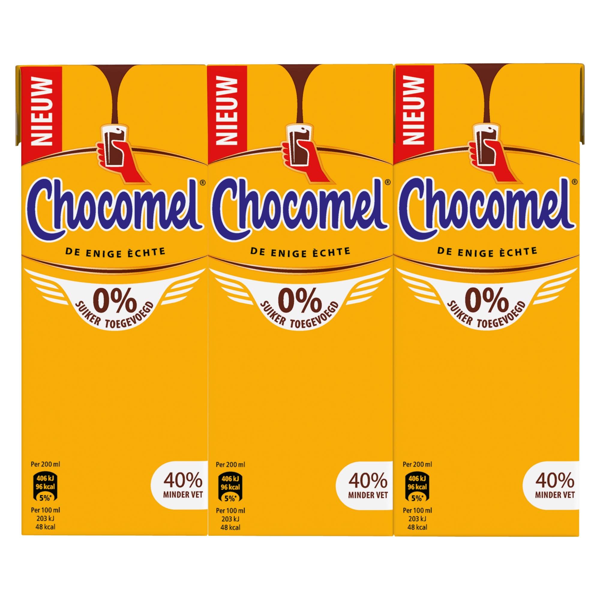 75237 Chocomel 0% suiker mini pakjes 30x0,2ltr