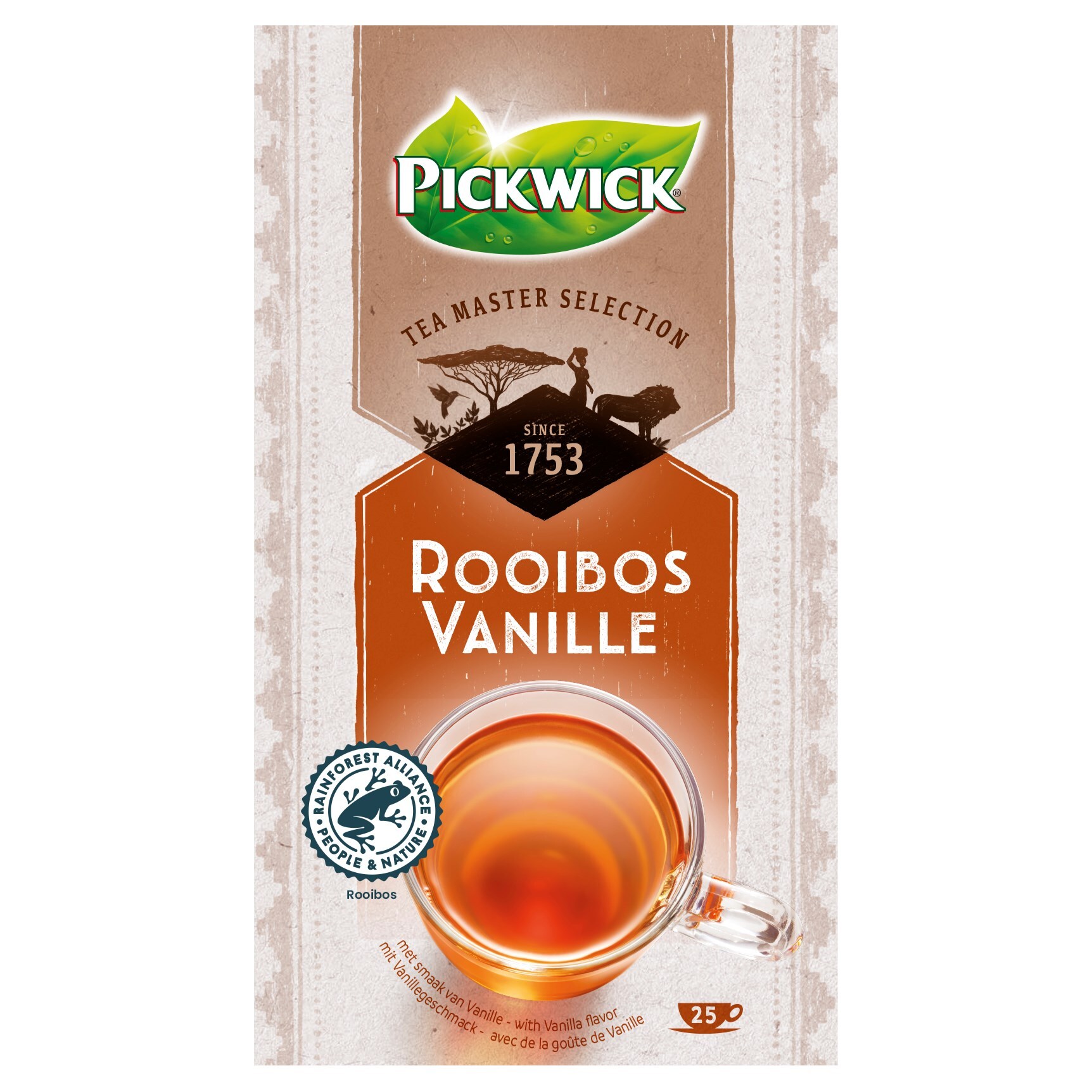 75466 Rooibos vanille thee utz master selection 100x1,5 gr