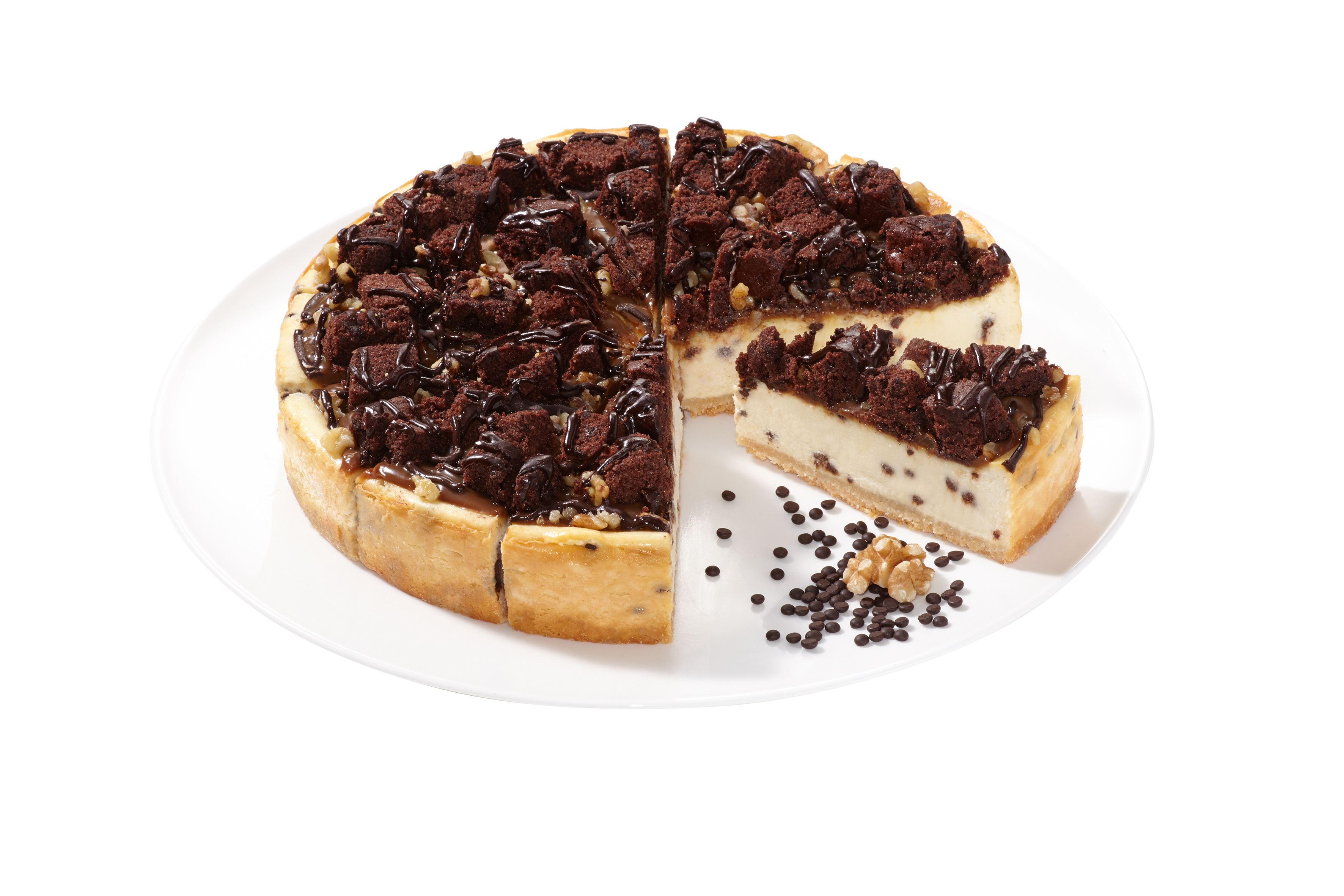 75577 Caramel brownie cheesecake gesneden 1 x 1950gr